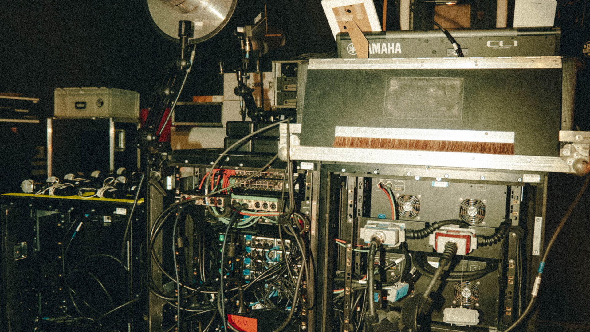Professional audio engineering setup